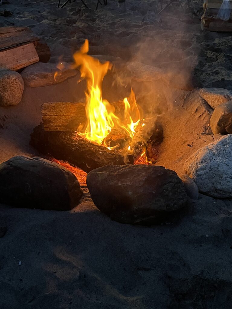 Camping Hub, Campfires for life, beach fire