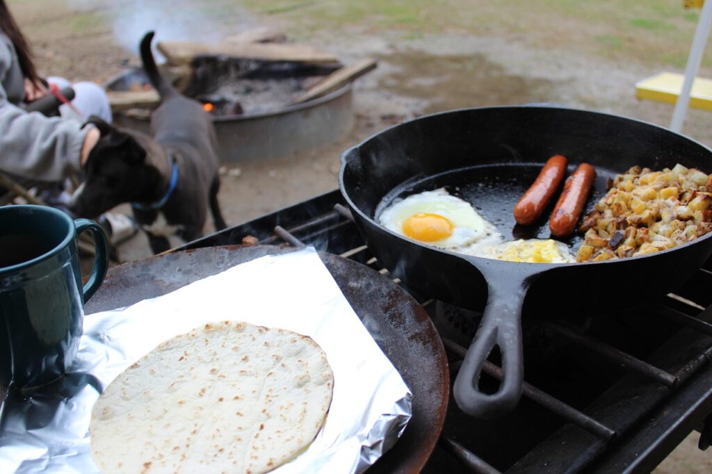 camping meal ideas, food, pan, cooking, frying pan, meal, camping, breakfast, fire pit, morning, cook, outdoors, pit, fire, campfire, grill, scrambled, smoke, spatula, outside, skillet, eggs, pan, frying pan, frying pan, frying pan, frying pan, frying pan, camping, camping, camping, camping, fire pit, campfire, skillet, skillet, skillet