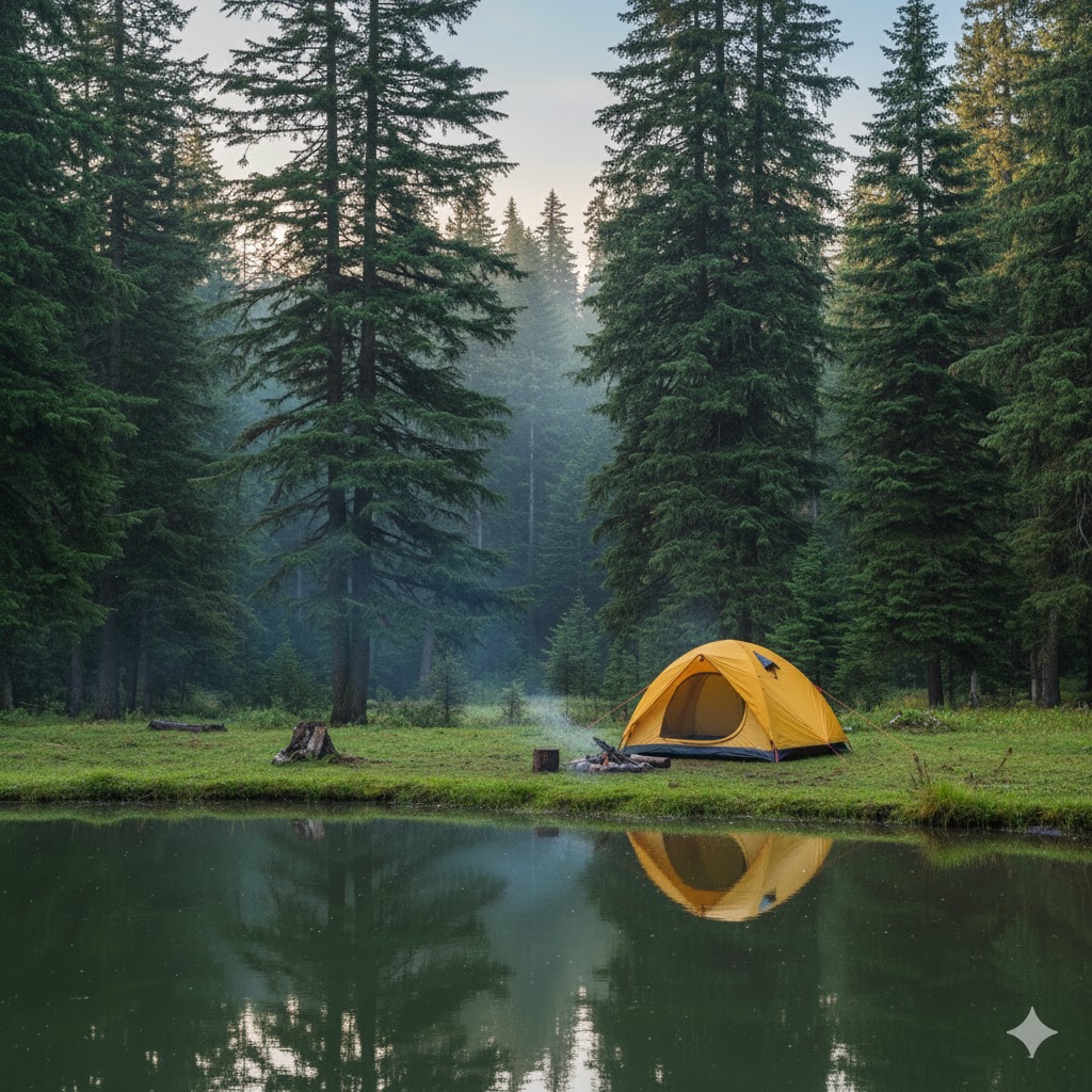 tent camping, northeast